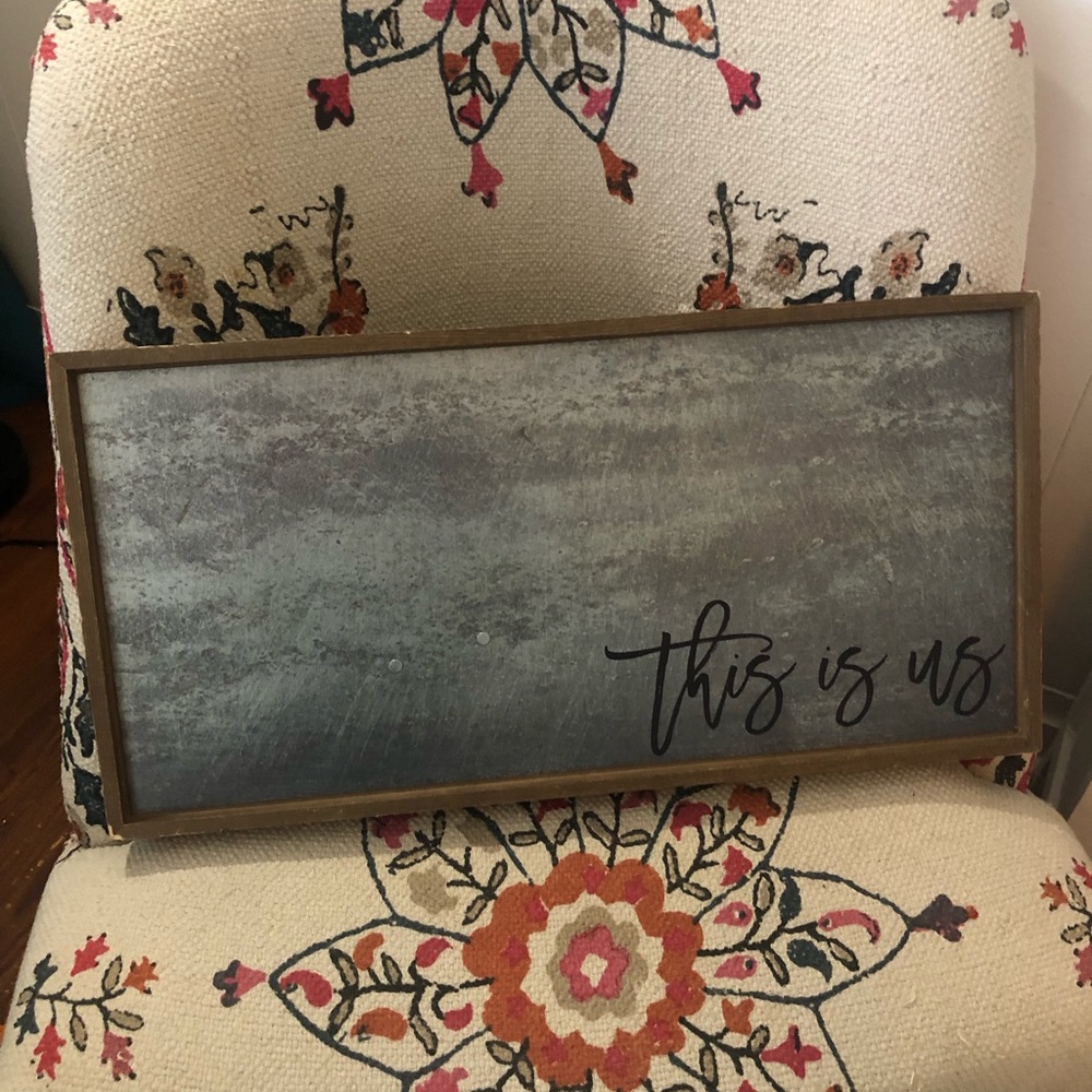 Rustic 'This Is Us' Wall Art